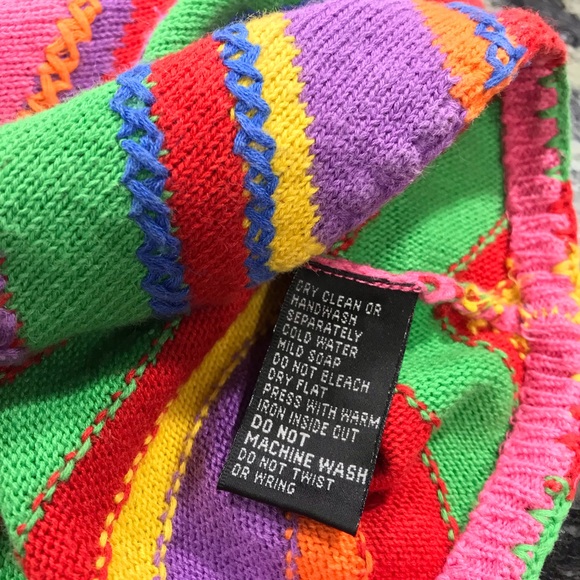 Michael Simon Retro Rainbow Cardigan - Large - Picture 7 of 7